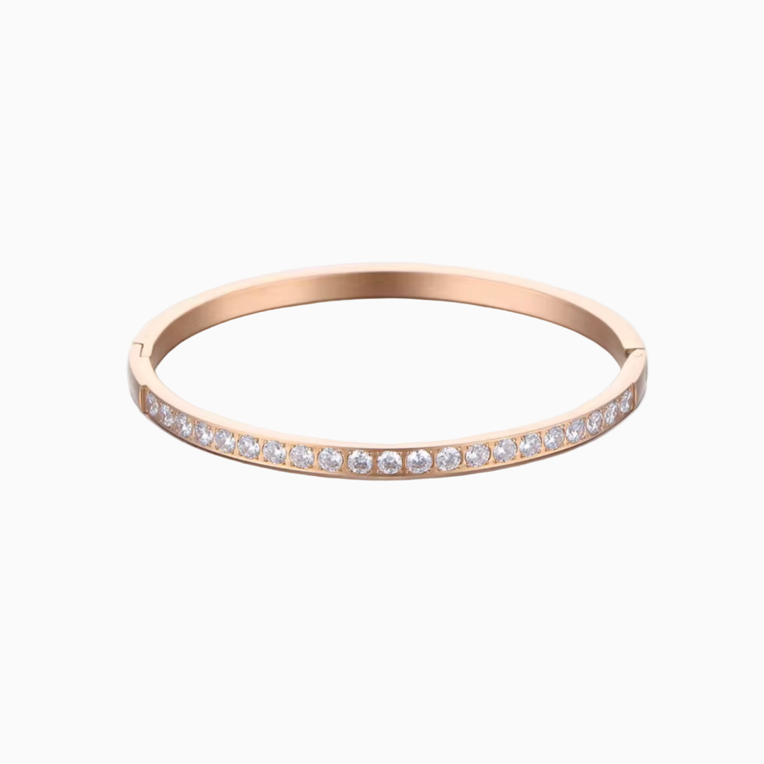 Callaïs Bangle in Rose Gold