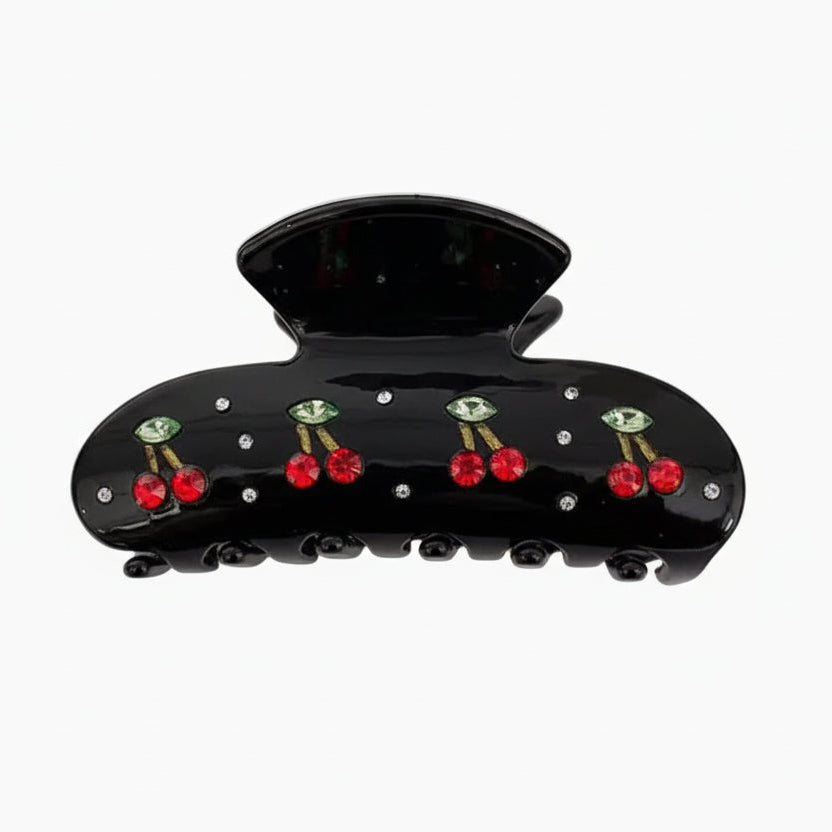 Black Cherry Claw Clip