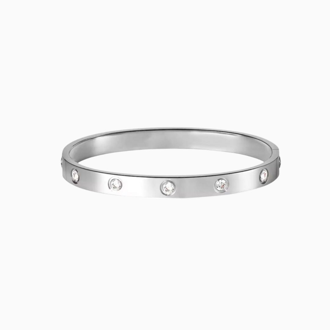 Isolde Bangle in Silver