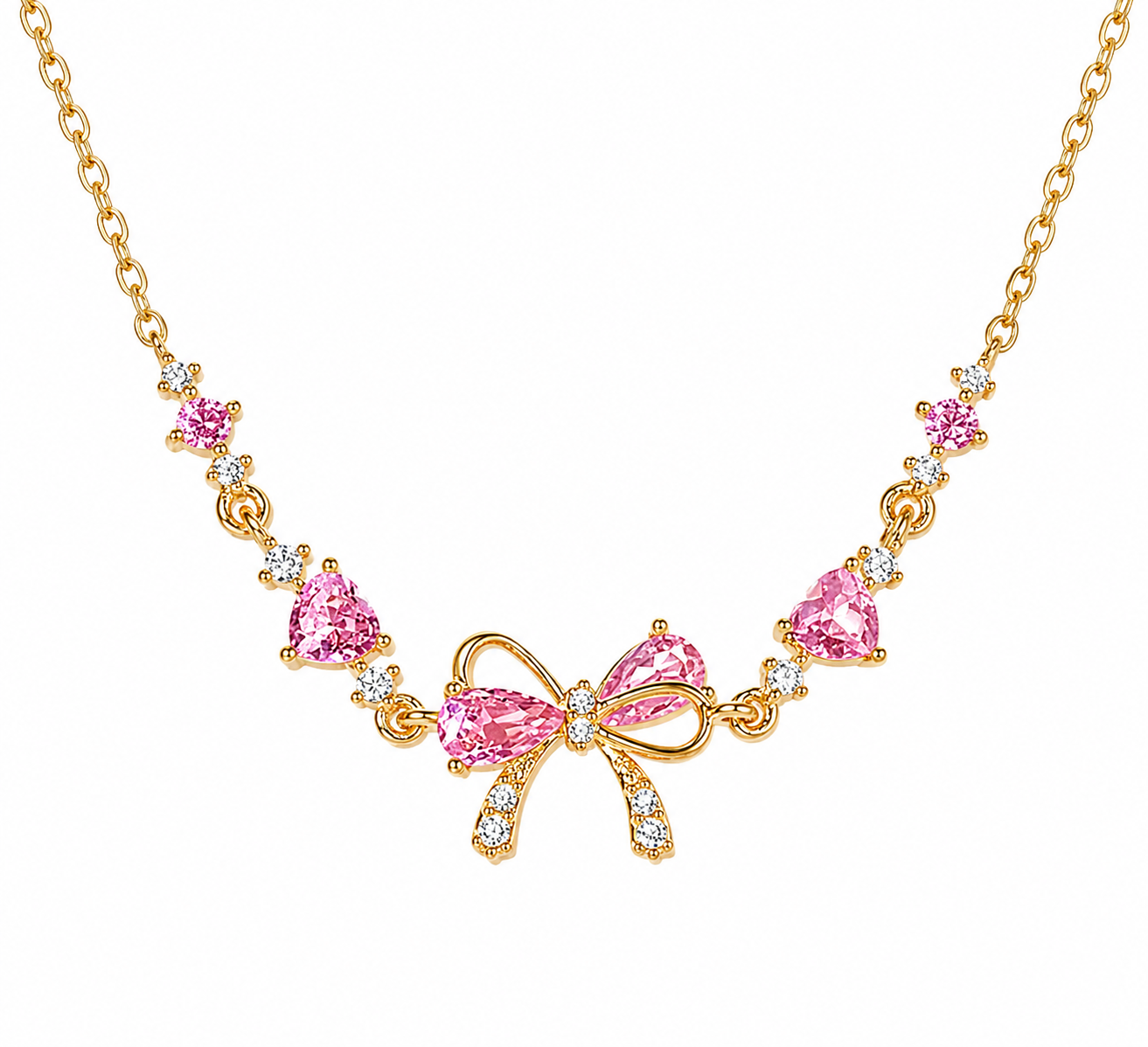 Ribbon Stone Bracelet- Gold