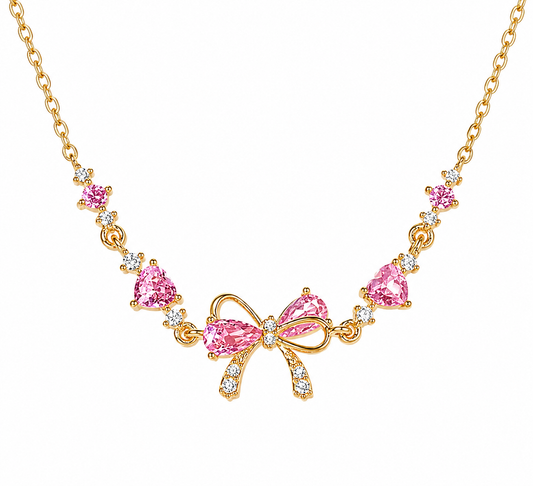 Ribbon Stone Bracelet- Gold
