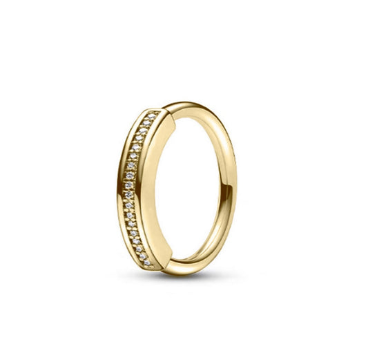 Minimal Pavé Band Ring