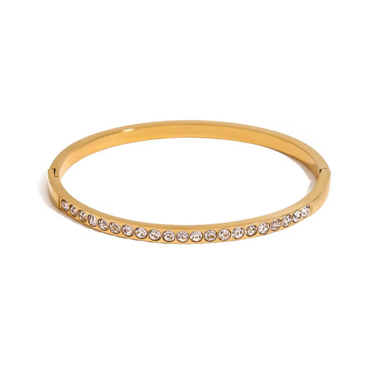 Callaïs Bangle in Gold