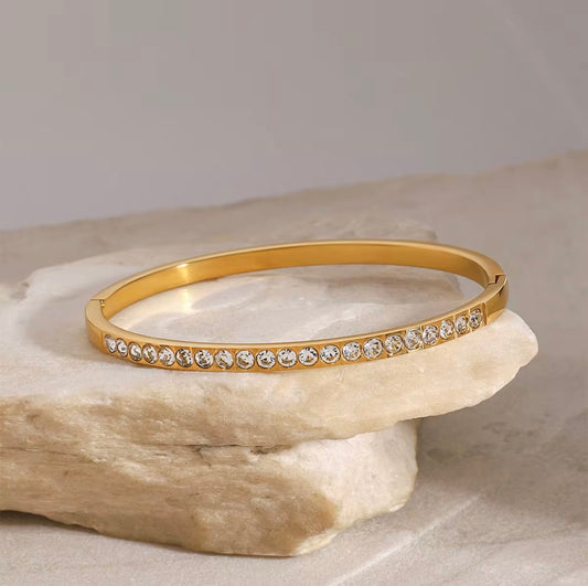 Callaïs Bangle in Gold