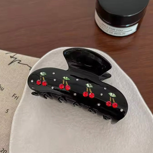 Black Cherry Claw Clip